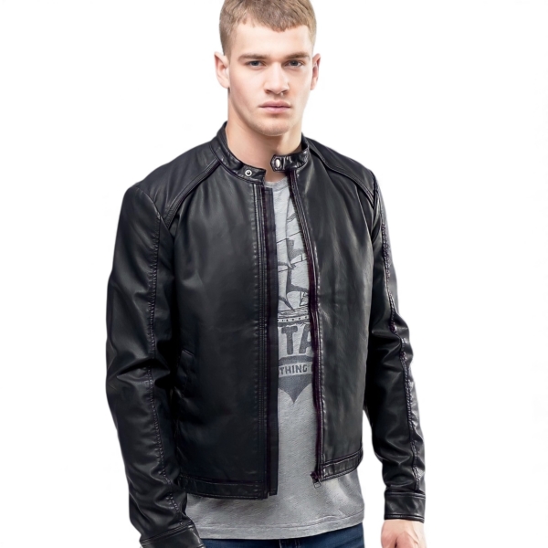 Jack Jones nahast jakk. Suurus L